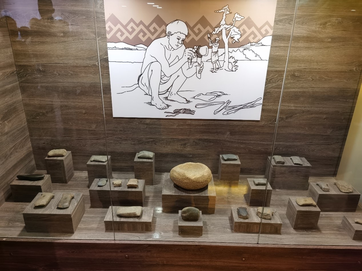 博物館內(nèi)部文物展示。中國鐵建國際集團玻利維亞魯里公路項目部供圖